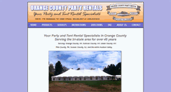 Desktop Screenshot of orangecountypartyrentals.com